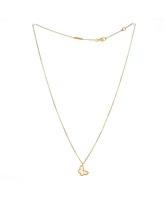 Pre-Owned Van Cleef & Arpels Sweet Alhambra Butterfly Pendant Necklace 18K Gold and Mother of Pearl