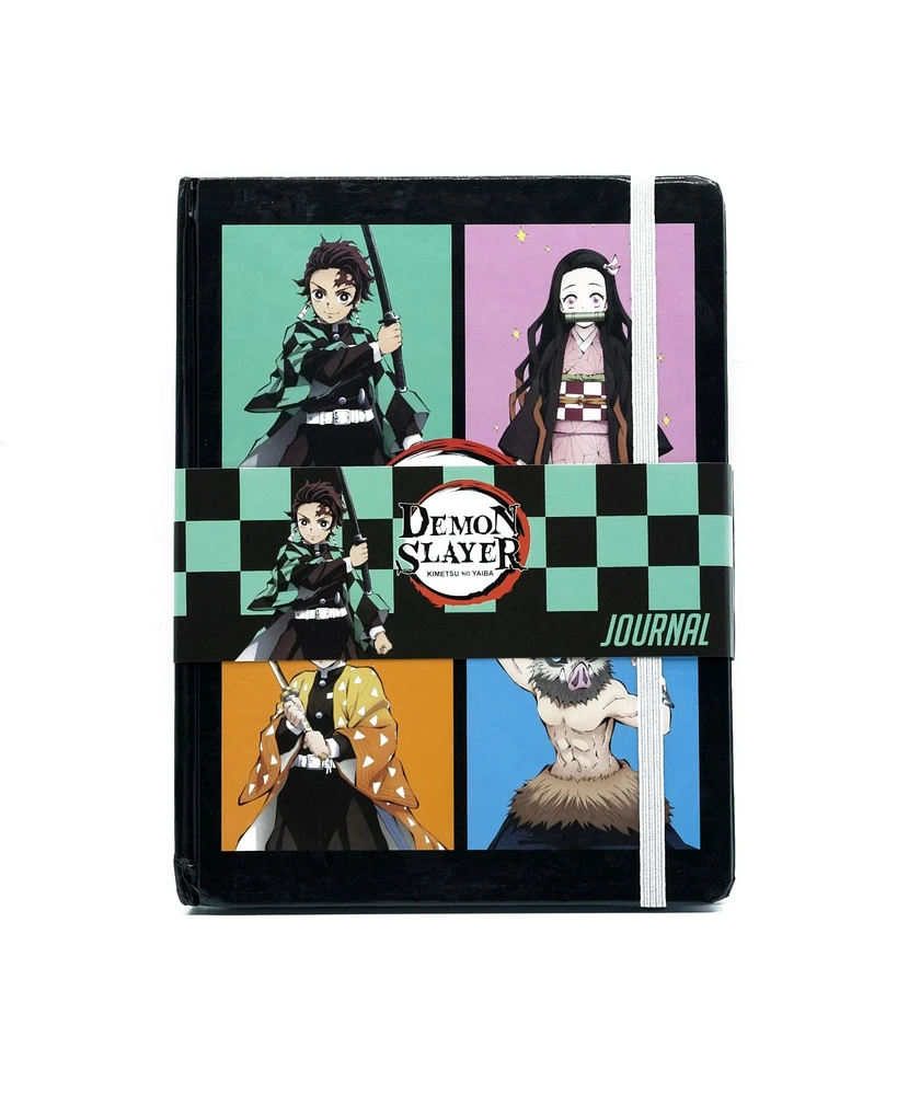 Demon Slayer Hardcover Notebook | Bound Sketchbook Journal, Work Memo Notepad With Lined Paper, Travel Diary Writing | School Supplies For Classroom,