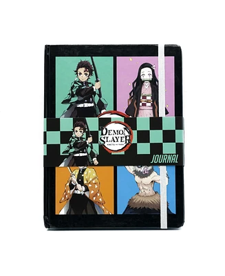 Demon Slayer Hardcover Notebook | Bound Sketchbook Journal, Work Memo Notepad With Lined Paper, Travel Diary Writing | School Supplies For Classroom,