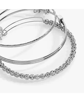 Set of 3 Delicate Bangle Bracelets