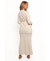Petal and Pup Women's Rowee Boucle Knit Midi Skirt