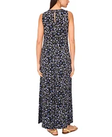 Vince Camuto Women's Floral-Print A-Line Maxi Dress