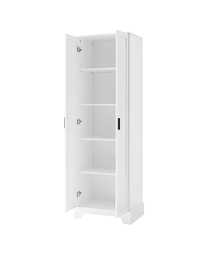 Casainc 71.2"H Storage Cabinet with 2 Doors and Adjustable Shelf, Mdf