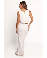 Petal and Pup Women's Charlotte Textured Maxi Skirt