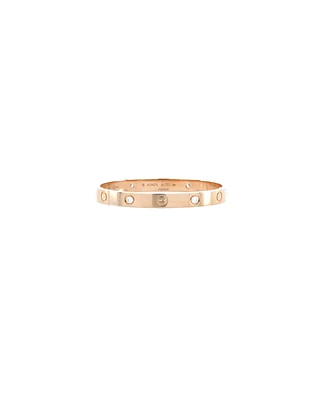 Pre-Owned Cartier Love Diamond Bracelet 18K Rose Gold Diamonds