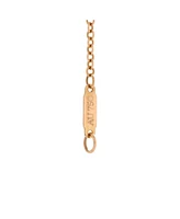 Pre-Owned Tiffany & Co. Atlas Pierced Bar Chain Bracelet 18K Rose Gold with Diamonds