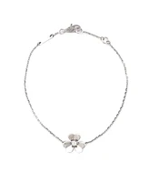Pre-Owned Van Cleef & Arpels Mini Frivole Bracelet 18K White Gold and Diamond