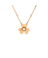 Pre-Owned Van Cleef & Arpels Mini Frivole Pendant Necklace 18K Gold and Diamond