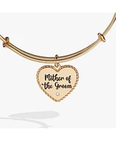 Alex and Ani Mother of the Groom Heart Bangle Bracelet