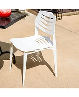 Plastic Outdoor Dining - Matisse Polypropylene All-Weather Patio for the Kitchen, Porch
