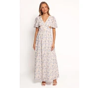 Petal and Pup Women's Jemima Puff Shoulder Maxi Dress