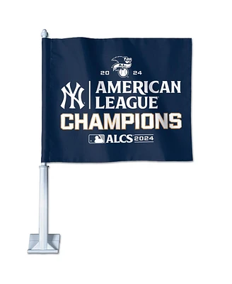 Wincraft New York Yankees 2024 American League Champions On-Field/Locker Room Celebration Two-Sided Car Flag
