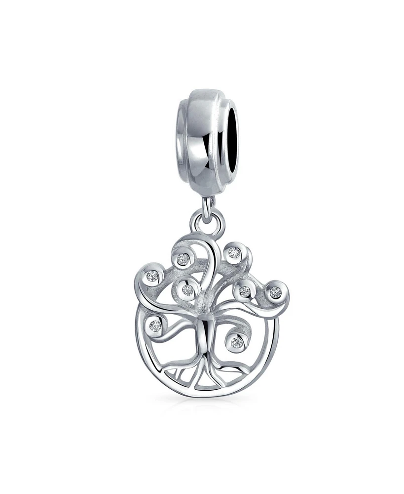 Bling Jewelry Family Dreamer Tree of Life Dangle Charm Bead Sterling Silver for Bracelet
