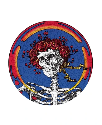 Grateful Dead Skull & Roses 450 Piece Record Disc Jigsaw Puzzle