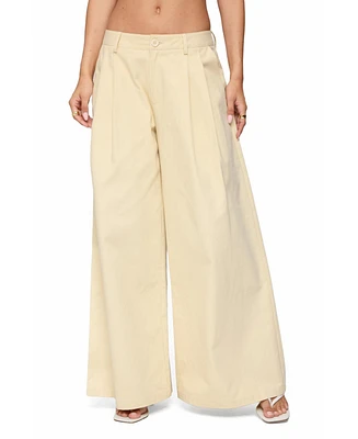 Edikted Women's Lennon Ultra Wide Leg Pants