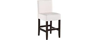 Elegant and Sharp Counter Stools with Soft Fabric or Bonded Leather