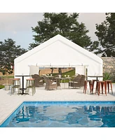 20x20FT Party Tent Heavy Duty, Large Wedding Event Shelters with 2 Storage Bags & Removable Sidewalls, Outdoor Canopy Gazebo Commercial Tents for Part