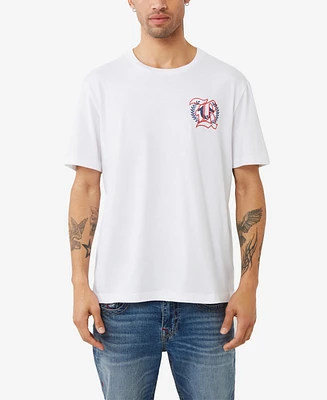 True Religion Men's Short Sleeve World Tour T-Shirt