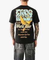 True Religion Men's Short Sleeve Dove Puff T-Shirt
