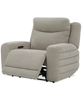 Kristyan Fabric Power Recliner with Headrest Zero Wall & Heat Massage, Exclusively at Macy's