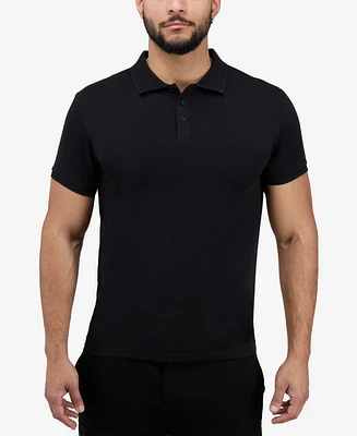 X-Ray Men's Short Sleeve New Rib Polo Shirt