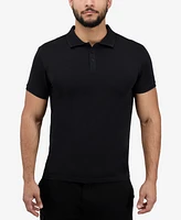 X-Ray Men's Short Sleeve New Rib Polo Shirt