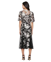 Alex Evenings Women's Stretch Tulle Jacket Dress