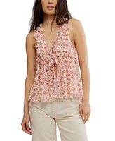 Free People Women's Fearless Tie-Front Knit Tank Top