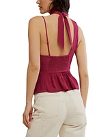 Free People Women's True To You Asymmetric-Neck Tank Top