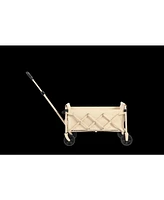 Folding Beach Wagon - Heavy Duty, Portable, Outdoor Cart