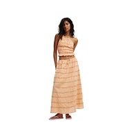 Cotton On Women's Jet Set Tiered Maxi Skirt