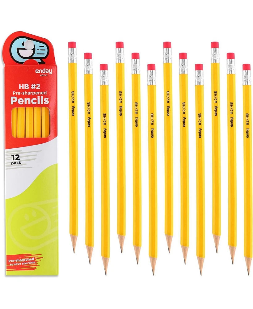 Enday Presharpened #2 Pencils