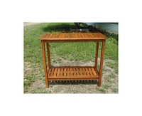 Acacia Wood Console Table - Entryway/Living Room