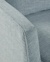 Martha Stewart Collection 28" Fabric London Skirted Swivel Chair