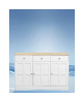 Locker Storage Sideboard with Drawers