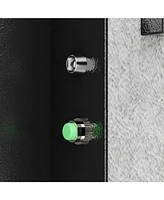 Business Coin Slot Safe - Electronic Lock, Keys, 23.6"x15.7"x14.5"
