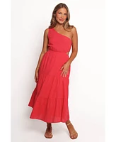 Petal and Pup Women's Teresa One Shoulder Midi Dress