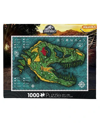 Jurassic World Map 1000 Piece Jigsaw Puzzle