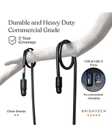 Brightech 104' Ambience Pro Solar 7W Outdoor Led Waterproof String Lights with Remote Control