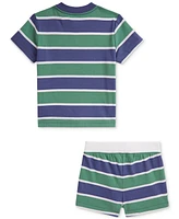Polo Ralph Lauren Baby Boys Bear Tee & Shorts Set