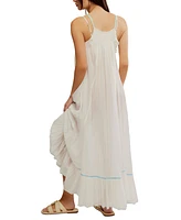 Free People Women's Tip Toeing Tulip Cotton Maxi Dress