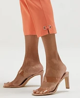 Rafaella Petite Satin Twill Capri Pull On Pants