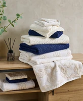 John Robshaw Maze Solid Texture Cotton Bath Towel, 54" x 32"