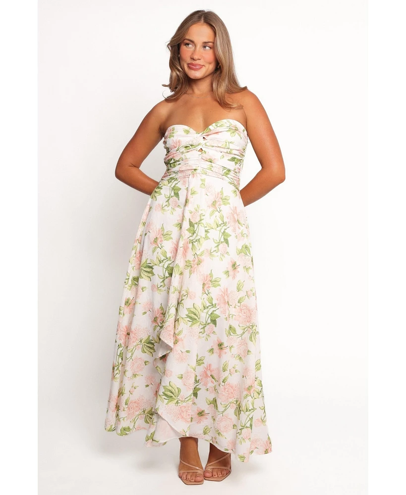 Petal and Pup Women's Marta Strapless Midi Dress