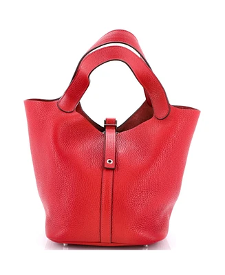 Pre-Owned Hermes Mm Picotin Lock Bag Clemence