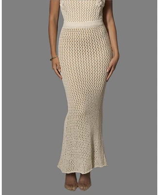 Jluxlabel Women's Sea Depths Maxi Skirt