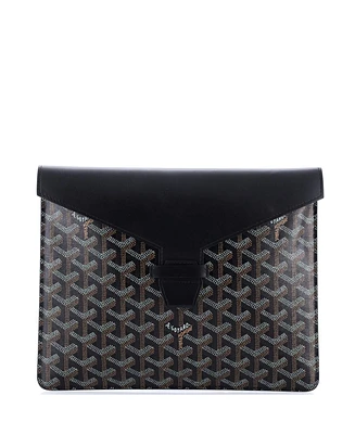 Pre-Owned Goyard Mm Camondo Horizontal Clutch Ii Coated Canvas