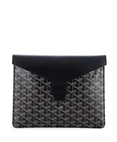 Pre-Owned Goyard Mm Camondo Horizontal Clutch Ii Coated Canvas