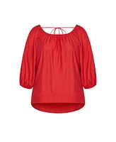 City Chic Plus Leila Top