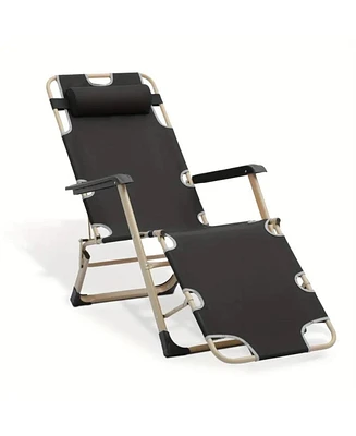 deck chair black